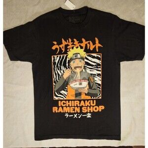 Naruto T-Shirt - Ichiraku Anime T-Shirt M 38 40 Ramen Shop